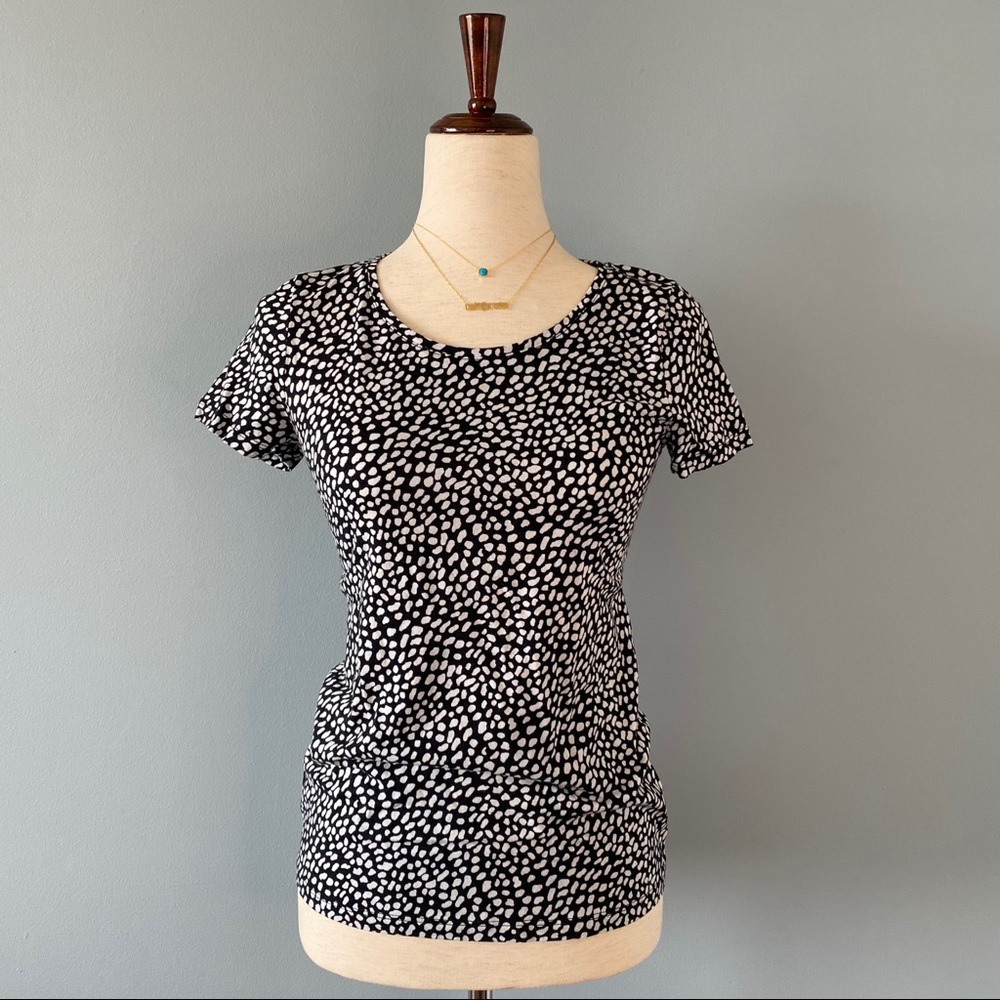 ANN TAYLOR FACTORY DOT TEE